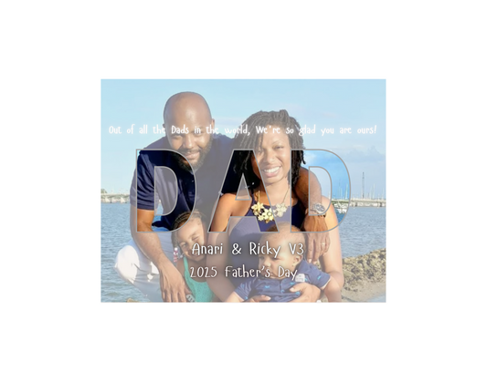 Custom Father’s Day Photo Pillow